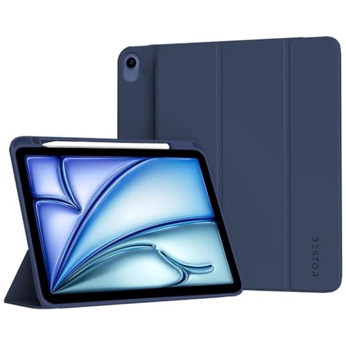 Bestor Smart Case for iPad (A16) 11th/10th Generation (2025/2022) Auto Sleep/Wake Cover Pencil Holder Soft Flexible Case Recoil Series for Apple iPad 10th/11th Gen (Blue)