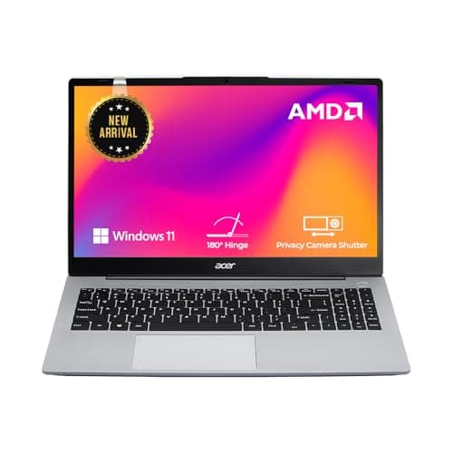 acer Aspire, AMD Ryzen 7-7730U, 16GB RAM, 512GB SSD, Full HD 15.6"/39.62cm, Windows 11 Home, Pure Silver, 1.79KG, AS15-42, WiFi 6, AMD Graphics, Backlit Keyboard, 55Wh Battery Laptop