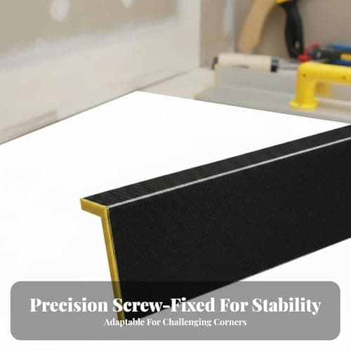 OJIVA® Aluminum Alloy Body Inside Corner Sanding Tool Lightweight L-Shaped Hand Sander Long-Lasting Construction Drywall Corner Sander Ergonomic Handle for DIY Enthusiasts, Carpenters, in 2