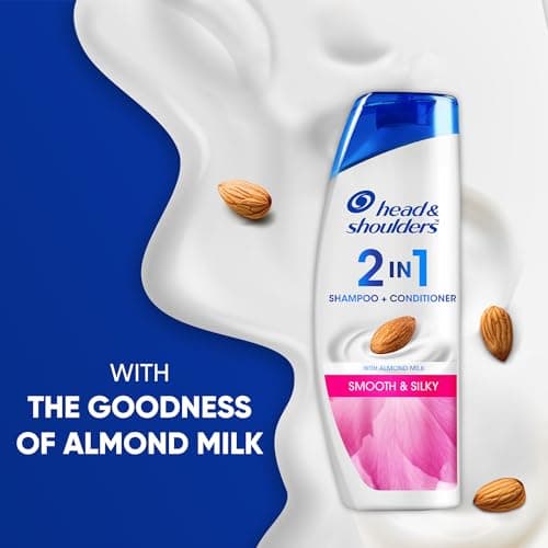 Head & Shoulders , Anti Dandruff Shampoo + Conditioner, Smooth & Silky, 180 ML 4