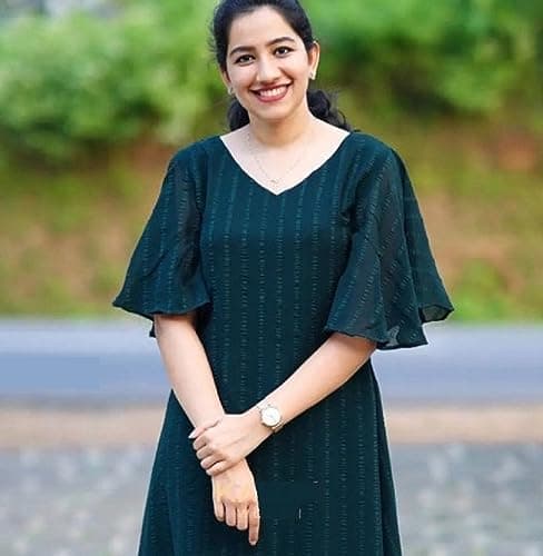 Women's Georgette Printed Traditional Straight Kurti Dress(in, Alpha, 2XL, Regular, RD_AB_Green) 3