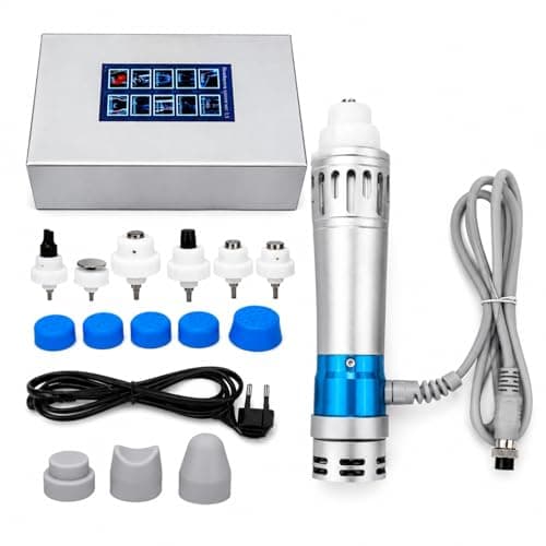 K-Star KT43 Shockwave Therapy Machine Portable | Touch Screen Display | Professional Physiotherapy Shockwave Device | 7 Bar Pressure | Radial Shockwave Therapy Machine with Multiple Applicator Heads