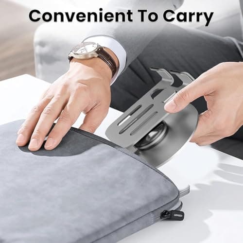 Zirak Cell Phone Stand for Desk, Angle Height Adjustable Aluminum Cell Phone Holder with Silicon Pad,Foldable Desktop Phone Holder Cradle Dock Compatible with All Phones-Pack of 2 2