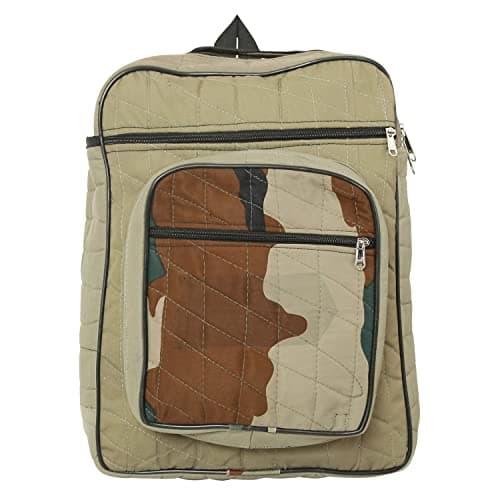 SWATRIC Casual Waterproof Laptop Bag/Backpack for Men, Women, Boys, Girls/Office School College Teens & Students made up of Army upcycled and recycled uniform cloth