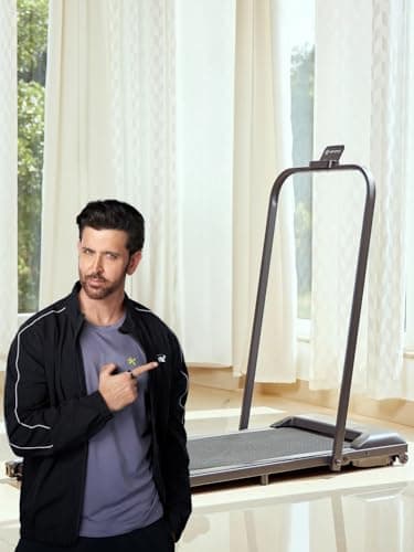 Cult Walking pad Prime Treadmill (3.5HP Peak Power) Compact & Foldable Under Desk DC Motor Treadmill | Max Weight: 120kg | Home use with Remote Control 2