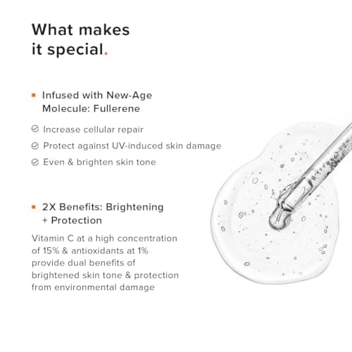 Minimalist 16% Vitamin C Face Serum – Brightening & Glow-Boosting Formula with Vitamin E, Ferulic Acid & Fullerenes, Antioxidant Boost for Radiant Skin (20 ml) 5