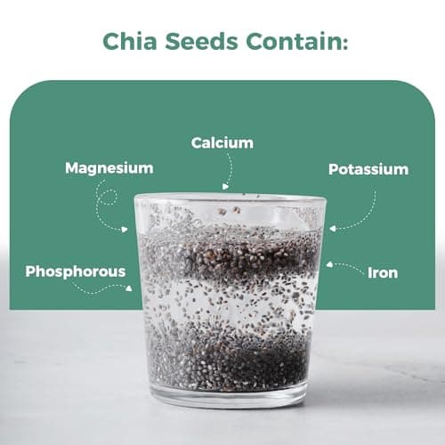 Pureheart Raw Chia Seeds 80 gm| Chia Seeds for Weight Management | Rich in Calcium, Protein, Fiber, Omega-3 and Antioxidant | Seeds for Eating | Diet Snack | Naturally Sourced 5