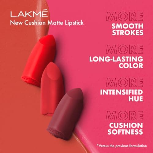 Lakme Cushion Matte lip PinkCharm 4
