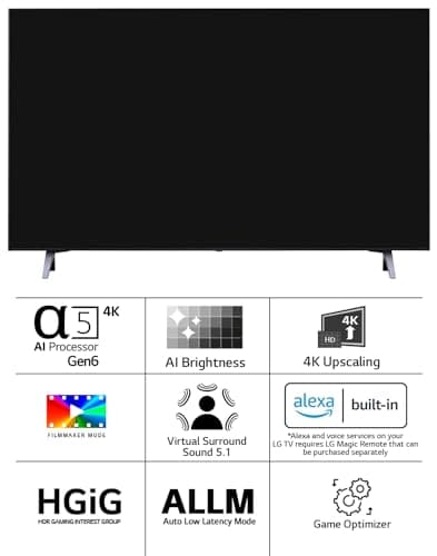 LG 108 cm (43 Inches) UR7500 AI Series 4K Ultra HD (3840 x 2160) Smart webOS LED TV 43UR7500PSC 3