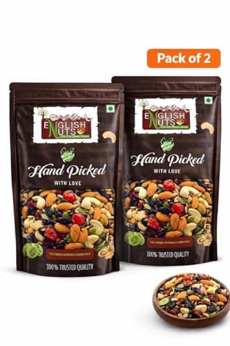 Healthy Mixed Nuts 1kg | 14+ Dried Fruit Mixed | Trail Mix Include Walnut Raisins Almonds Cashew Pumpkin SunFlower Flax DriedBerry Dates Khajur Amla & Many More| Nutritious Dry FruitsMix | Fresh & Cru 3