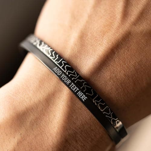 Mesmerize India Electro Circuits Kada | Personalised Gift for Men 5