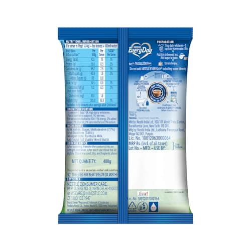 Everyday - Nestle - Dairy Whitener - 400g, Powder 4