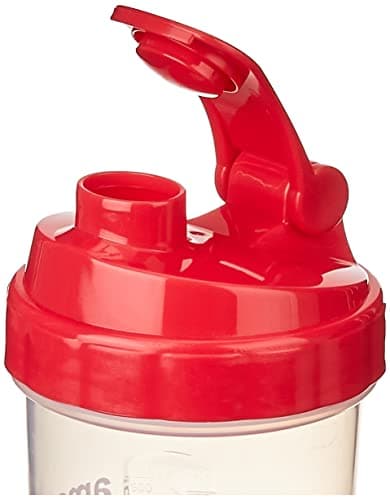amazon basics Sports Shaker Bottle with Storage Compartment and Blender Ball 5