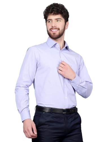 Cantabil Formal Shirt for Men Purple 3