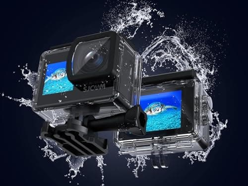 SJCAM Sj4000 Dual Screen 4K 30Fps/16Mp WiFi Action Digital Camera | 170° Ultra Wide Angle | 2.0''Ltps LCD+1.3'' Dual Screen | 30M Waterproof with Waterproof Case | Black 2