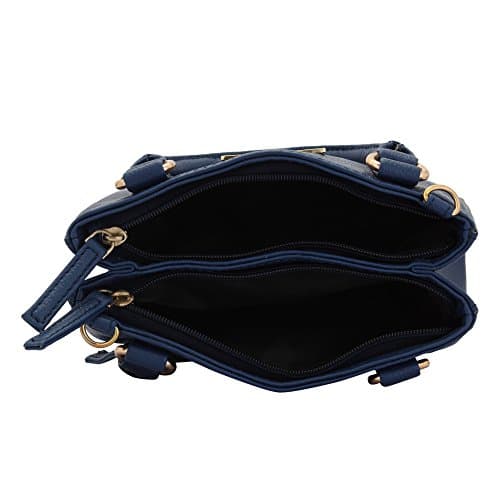 LAPIS O LUPO Zaffre Women’s Small Handbag (LLHB0035BL Blue) 5