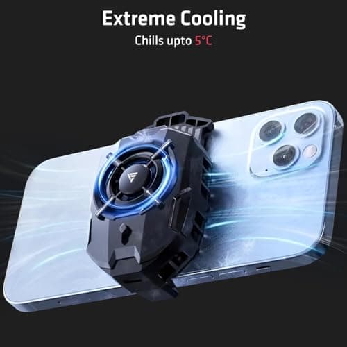 Vero Forza Arctic V2 Mobile Cooler for Gaming, Phone Cooler, for Bgmi, Pubg, Cod, Freefire & Fortnite (iPhone/Android) 2