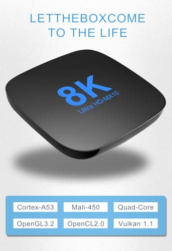 Transpeed Android 13 TV Box ATV Dual WiFi with TV Apps 8K Video BT5.0+ RK3528 4K 3D Voice Media Player Set Top Box 3