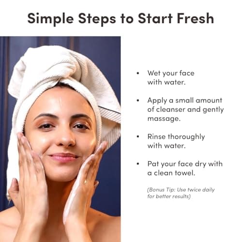 CLAYMI Ultra Cleanse Miracle Face Cleanser with All-in-One Moisturiser, Niacinamide, Aloe Vera & D-Panthenol, Gentle Hydrating Face Wash Combo for Brightening & Cleansing (Pack of 2) 5