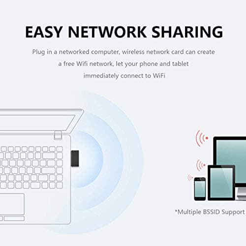 F5 SmartTech 950MBPS Mini Wireless Receiver, 2.4 GHz, WiFi Dongle for PC, Laptop, Desktop USB Adapter (Black) 4