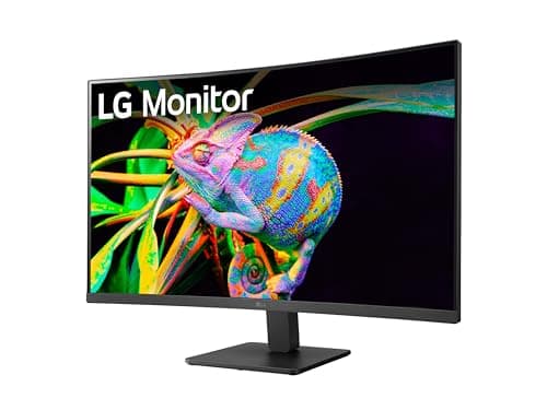 LG 32MR50C -32 Inch Full HD Curved Monitor (1920 x 1080) with 100Hz, 5ms, VA Panel, AMD FreeSync™, HDMI X 2, VGA, Headphone Out, Tilt, Reader Mode, Flicker Safe, 3-Side Virtually Borderless 2