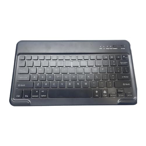 Blue Tablet Cover with Bluetooth Keyboard 2