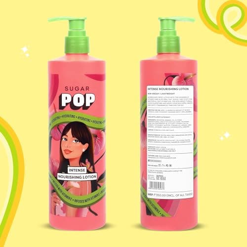 SUGAR POP Intense Nourishing Lotion - Vitamin E Enriched | For All Skin Types | Non-sticky | 400 ml 4