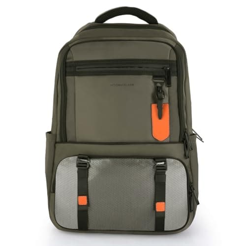 MOONWALKER THE Premium Backpack 35L with Multi Compartments | Fits 16 Inch Laptop | Stylish & Durable | Backpack for Office, College & Travel | Comfortable Straps & Premium Zippers - Moon Green