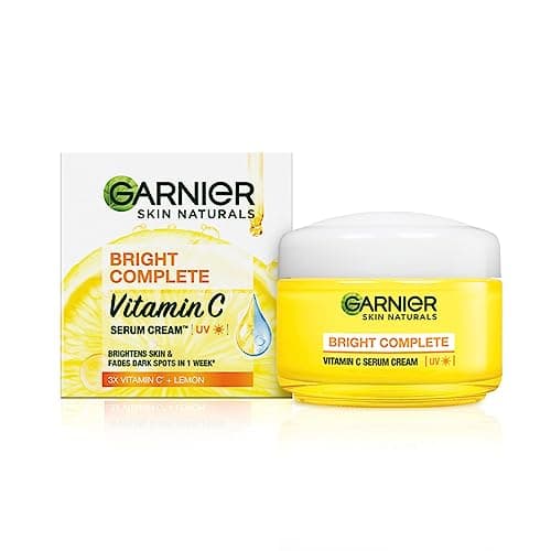 Garnier Vitamin C Face Wash [Brightening] (100g), Vitamin C Serum UV Cream [SPF Protection] (45g), Brightening Moisturiser [Serum Gel] (45g) | For Radiant Skin 4