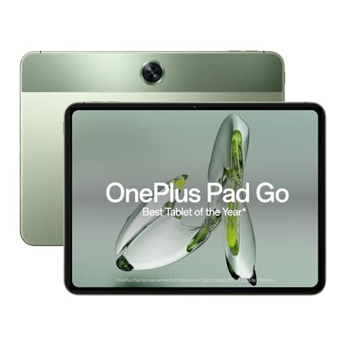 OnePlus Pad Go 28.85cm 2.4K 7:5 Ratio ReadFit Eye Care LCD Display, Dolby Atmos Quad Speakers,Wi-Fi Only, 8GB RAM 128 GB ROM Expandable Up-to 1TB, Twin Mint Colour