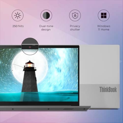 Lenovo ThinkBook 15 Intel 12th Gen Core i5 15.6" (39.62cm) FHD 250 Nits Antiglare Thin and Light Laptop (16GB/1TB SSD/Win 11 Home/Office 2021/Backlit Keyboard/Mineral Grey/1.7 Kg), 21DJA0D9IH 3