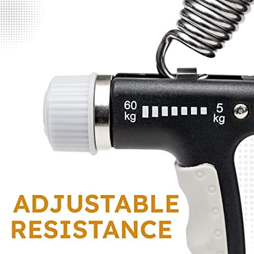 SLOVIC Hand Grip Gym With Counter | Hand Gripper Upto 60 Kg | Hand Grip Strengthener | Adjustable Resistance | Hand Grip Workout | Resistance Workout 3