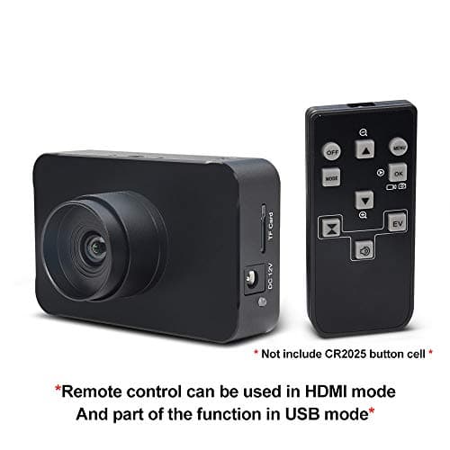 MOKOSE 12MP HDMI Camera 1080P USB HD Streaming Webcam, Recording 4K@30FPS Industry C/CS-Mount Camera with 3.2mm No Distortion Manual Lens 2