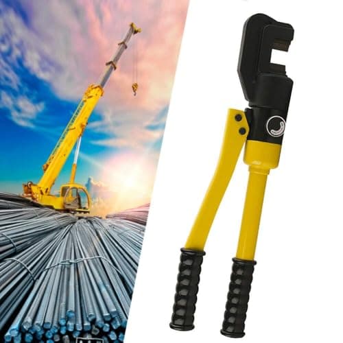 Nutronics® SC-16 Hydraulic Rebar Cutter 8 Ton Steel Bolt Chain Cutting tool Heavy Duty, Bolt Cutter 4mm to 16mm for Padlocks, Lock Cutter Heavy Duty Non-Slip Handle Bolt Cutter 4