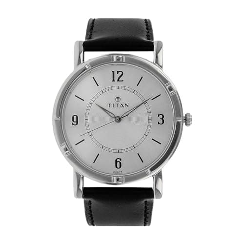 Titan Analog White Dial Men's Watch-NM1639SL03 / NL1639SL03