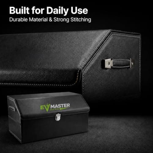 YOURKARTS.COM Car Trunk Storage Organizer | Foldable with Lid & Multi Compartment Storage Box | Car Accessories Organizer for All Cars, Large Boot Space Dicky Organiser (53 x 31 x 30 cm, Pack of 1) 4