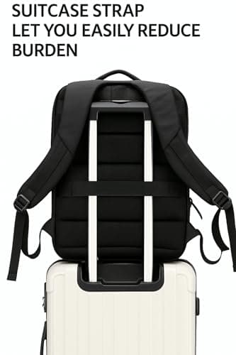 UBIQ Laptop Bag for 15″ Laptop I Water Resistant Business Travel Brief with Padded Compartment & Organiser I Stylish & Durable Bag for Men 5