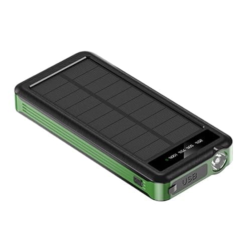 Mastyle® Solar Power Bank 10000mAh with Four Built-in Cables and Larg Capacity Battery Backup