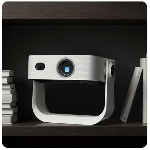 WZATCO Yuva Bolt, Fully Automatic, Smart Home Projector, Native 1080P, Sealed Optical Engine, HDMI ARC, Bluetooth Voice Remote, Screen Mirroring, 11000 Lumens, Portable Room Cinema, White 5