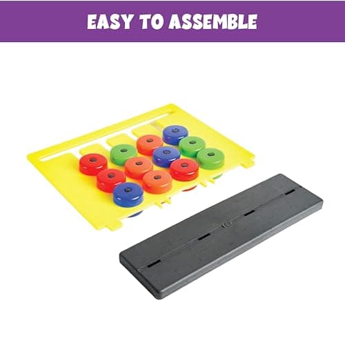 ToyMagic Slide N Learn Puzzle|Pattern Matching Puzzle|Montessori Puzzle Game|Early Development|Activity Engagement Toy|Brain Teaser Game|Best Birthday Gift for 3+|Made in India,Kid,Multicolor 5