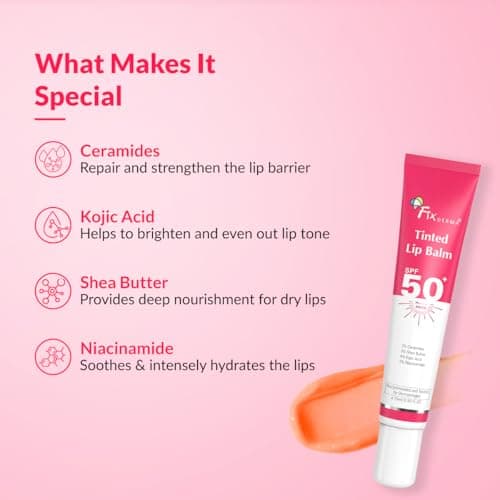 Fixderma Lip Balm With Vitamin C And Vitamin E | Lip Balm For Dark & Dry Lips & Chapped Gloss For Women & Men - 15ml 4