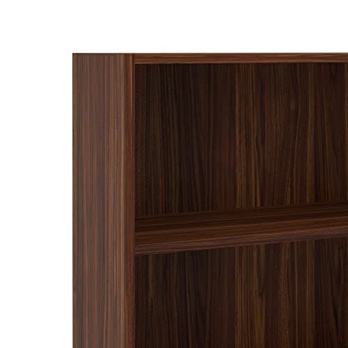 Amazon Brand - Solimo Glanville Engineered Wood Bookcase with Set of 4 Shelves (Walnut) 4