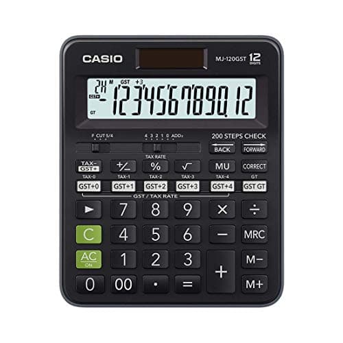 Casio MJ-120GST GST Financial Calculator (Black) 5