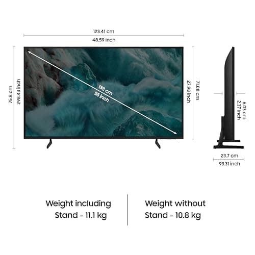 Samsung 138 cm (55 inches) 4K Ultra HD Smart QLED TV QA55Q7FAAULXL (Black) 5