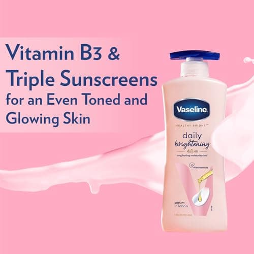 Vaseline Daily Brightening Body Lotion For Healthy & Glowing Skin with Niacinamide 400ml 4