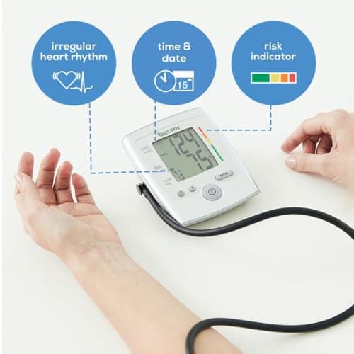 Beurer BM35 Fully Automatic Digital Blood Pressure Monitor with Large Display/Color - Grey 2