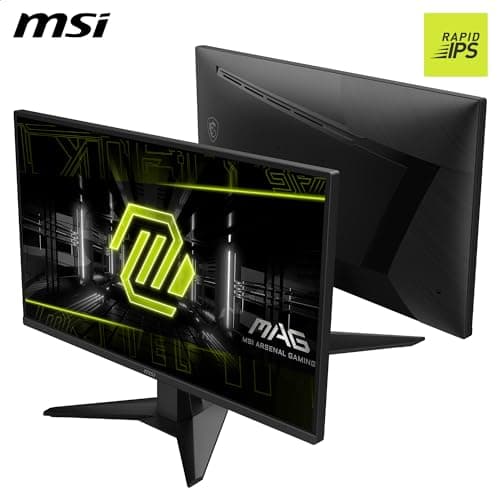 MSI MAG 275QF 27 Inch 2k WQHD Gaming Monitor - 2560 x 1440 Rapid IPS Panel, 180 Hz / 0.5ms (GtG, Min.), 101% sRGB Colour Gamut, Frameless Design, HDR Ready - DisplayPort 1.4, HDMI 2.0b(WQHD@144Hz) 2