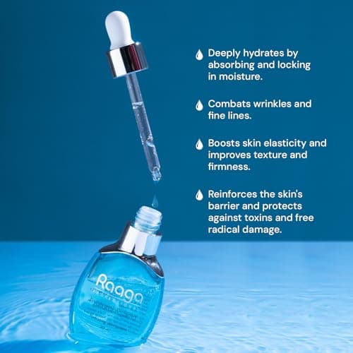 Raaga Professional Face Serum with Hyaluronic Acid Formula for Bright, Glowing Skin | Paraben-Free, Silicone-Free, Sulphate-Free | Ideal for All Skin Types (30ml) 6