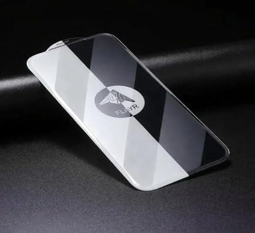 BLATE Borderless Edge-To-Edge Coverage Flayr Tempered Glass Compatible For APPLE IPHONE 14 PRO MAX | 9H Hardness & HD Clarity |Crystal Clear Protection | Bubble-free, Easy Installation(PACK OF 1) 2