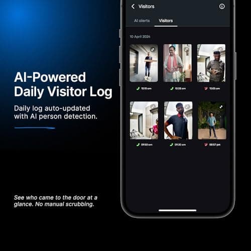 Qubo Smart WiFi Video Doorbell from Hero Group | Instant Phone Visitor Video Call | Intruder Alarm System | 1080P FHD Camera | 2-Way Talk | Alexa & OK Google | Plug and Play AC Chime | Made in India 4